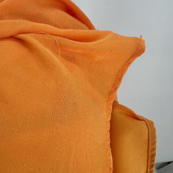 House Of Cb Alicia Strap Ties Corset Tangerine Midi Sundress - Picture 8 of 10